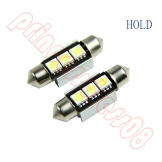 Ace หลอดไฟเบรกจอดรถ สําหรับ DC 12V 36 มม. 3 LED 5050 SMD 6418 Error F