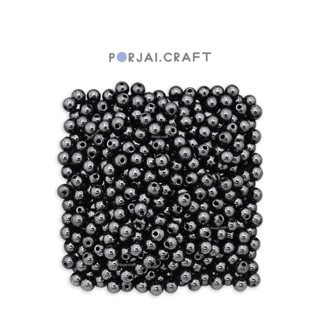 Hematite Bead ลูกปัดเฮมาไทต์ 6mm