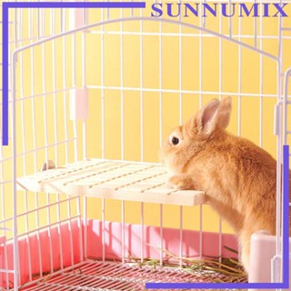 [Sunnimix] แพลตฟอร์มของเล่น กันลื่น สําหรับสัตว์เลี้ยง กระต่าย ขนาดเล็ก