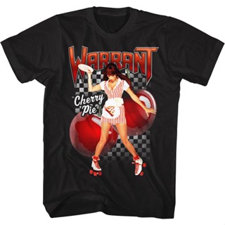 เสื้อยืด พิมพ์ลาย Cherry Pie Tastes So Good Make A Grown Man Cry Warrant สําหรับผู้ชาย