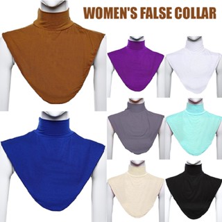 New Muslim Women False Collar Neck Cover Bib Hijab Turtleneck Clothes Accessory