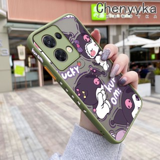 เคสโทรศัพท์ซิลิโคนใส ขอบสี่เหลี่ยม กันกระแทก ลายคุโรมิ สําหรับ OPPO Reno 8 Reno8 Reno 8 Pro 5G