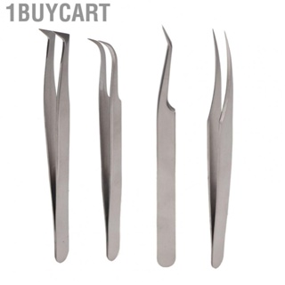 1buycart Eyelash Extension Tweezers  Elastic Stainless Steel High Hardness Integrated Molding for Grafting