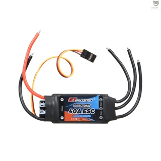 Ctoy GTSKYTENRC Bidirectional 40A Brushless ESC ใบพัดนิวเมติก ไร้แปรงถ่าน สําหรับรถยนต์ เรือ รีโมตคอนโทรล