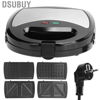 Dsubuy Sandwich Maker  Non-Stick Surface Electric for Making Sandwiches Waffles Grills Steaks