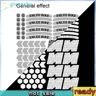 Enlee สติกเกอร์สะท้อนแสง อเนกประสงค์ สําหรับติดตกแต่งรถจักรยาน MTB