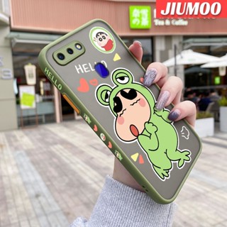 เคสโทรศัพท์มือถือ แบบใส ขอบสี่เหลี่ยม กันกระแทก ลายการ์ตูนชินจังซุกซน สําหรับ OPPO R15 R15 Pro R17