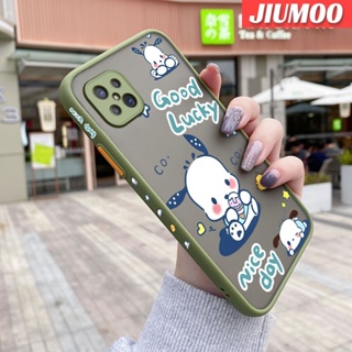 เคสโทรศัพท์ซิลิโคน ใส ขอบสี่เหลี่ยม กันกระแทก ลายการ์ตูน Pochacco สําหรับ OPPO A92s Reno 4Z 5G