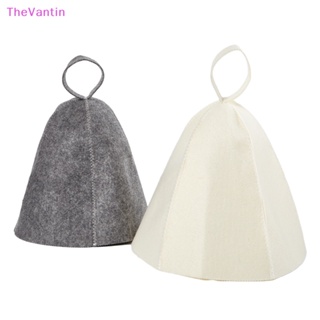 Thevantin หมวกซาวน่า ใส่สบาย ป้องกันเส้นผม สปา สําหรับอาบน้ํา กันความร้อน ของขวัญ สําหรับผู้ใหญ่ สินค้าดี