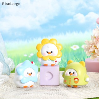 [RiseLarge] ฟิกเกอร์ Happy Duck สําหรับตกแต่งบ้านตุ๊กตา