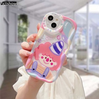 เคสโทรศัพท์มือถือแบบนิ่ม ลายการ์ตูนตัวตลก 3D ขอบโค้ง สําหรับ Realme C35 C33 C30 C30S C55 C11 2021 C21Y C31 C15 C21 C25 C20 C3 C12 C2 C25S 10 5S 5 5i 9i C17 7i C1 C25Y C2 C3i 6i C20A  Narzo 20 10 10A 20A 30A 50i 50A Prime