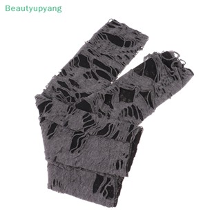 [Beautyupyang] ถุงมือโกธิค ไม่มีนิ้วมือ สีดํา สําหรับตกแต่งปาร์ตี้ฮาโลวีน 1 คู่