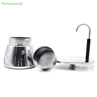 Permanenty 50 มล. Moka Pot ท่อเดี่ยว สเตนเลส เกรดอาหาร ป้องกันน้ําร้อนลวก กันลื่น สินค้าที่ดี