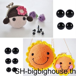 【Biho】ลูกตาพลาสติก ขนาดเล็ก สุ่มสี สําหรับตุ๊กตาฮาโลวีน DIY 100 ชิ้น