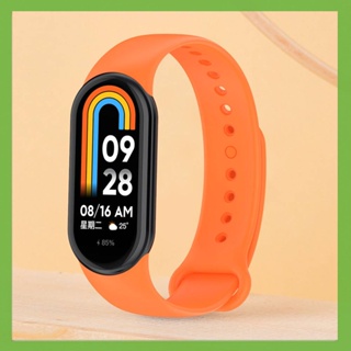 สายนาฬิกาข้อมือซิลิโคน แบบปลดเร็ว สําหรับ Xiaomi Mi Band 8 Smart Band