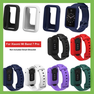 เคสซิลิโคน ป้องกันหน้าจอ สําหรับ Xiaomi Mi Band 7 Pro