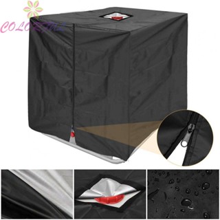 【COLORFUL】IBC Container Cover 420D Oxford Fabric 47.24" X 39.37" X 45.7" Black