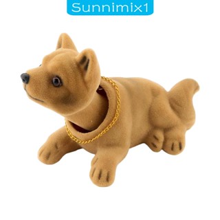 [Sunnimix1] เครื่องประดับรถยนต์ รูปสุนัข สําหรับโต๊ะทํางาน