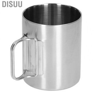 Disuu Stainless Stee Coffee  Mug Outdoor Camping Hiking Travel Drinking Beer Cup MN