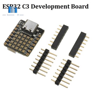 บอร์ดทดลอง ESP32 C3 RISC-V WiFi บลูทูธ พลังงานต่ํา PCB สีดํา รองรับโมดูล Arduino Python ESP32 C3