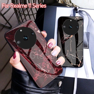 เคสโทรศัพท์มือถือกระจกนิรภัย TPU แบบนิ่ม ป้องกันรอยขีดข่วน สําหรับ Realme 11 Pro Plus 11Pro 11Pro+ 11ProPlus Realme11 Realme11Pro Nfc 4G 5G 2023