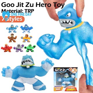 Goo Jit Zu Hero TRP เกมของเล่นคลายเครียด สําหรับเด็ก W6P0