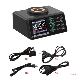 Zzz อะแดปเตอร์ชาร์จ USB 110W QC3 0 Type-C PD ปลั๊ก US EU-UK AU-