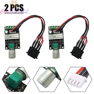 【COLORFUL】Speed Controller 2pcs/set 5*3.2*1.5cm Black DC6-28V Power Tools With Switch