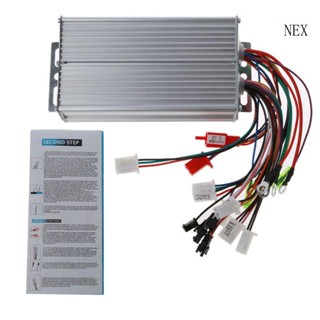 Nex มอเตอร์ควบคุมความเร็ว ไร้แปรงถ่าน 36V-48V 500W ปรับได้ สําหรับสกูตเตอร์ไฟฟ้า