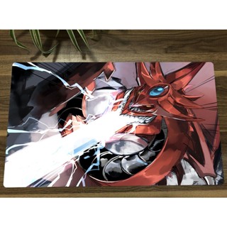 Yugioh OCG Playmat Slifer The Sky Dragon TCG CCG แผ่นรองเมาส์ สําหรับเล่นเกม