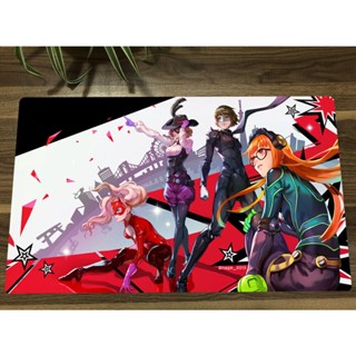 Persona 5 Yugioh Playmat Sakura Futaba Niijima Makoto CCG TCG แผ่นรองเมาส์ สําหรับเล่นเกม