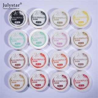 JULYSTAR Ready Stock Kale Plus ฤดูใบไม้ร่วงและฤดูหนาว Pearlescent Thread Shell Glue Filling Gel Nail Polish