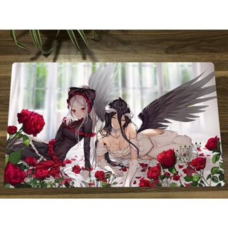 Yugioh Playmat Overlord Albedo Shalltear Bloodfalle แผ่นรองเมาส์เกมมิ่ง CCG TCG