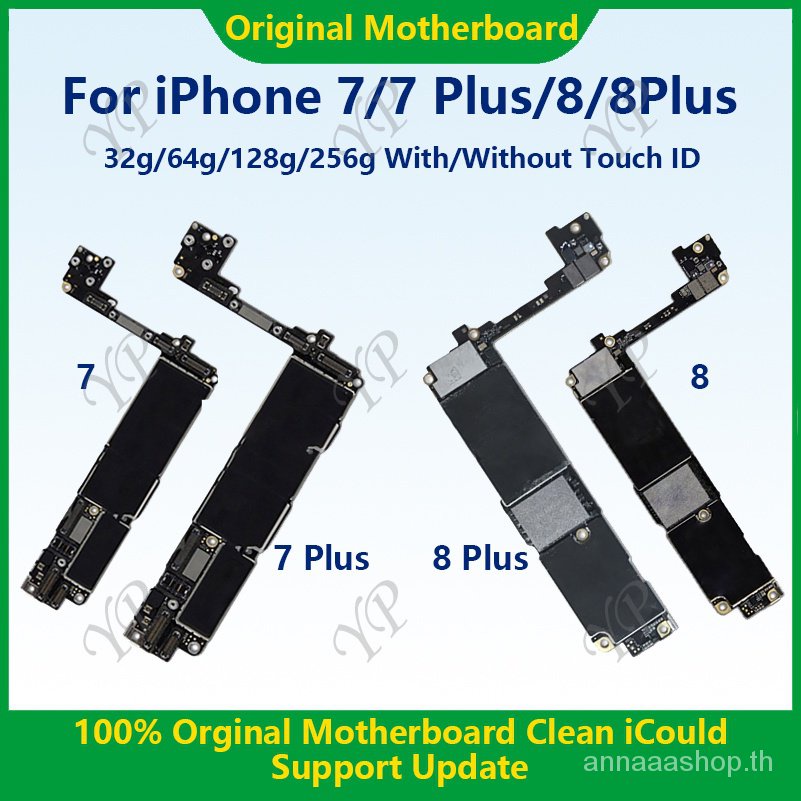 【พร้อมส่ง】เมนบอร์ดทดสอบเต็มรูปแบบ ไม่มี Touch ID ทําความสะอาด จัดส่งฟรี URSD สําหรับ iPhone 7 7 Plus