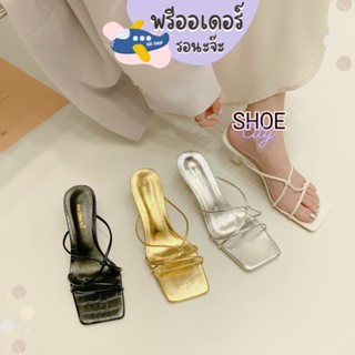 TM18 ส้นสูง 2.5 นิ้ว size 35-40 รองเท้าเปิดส้น คาดสายเล็ก สุดเซ็กซี่ รองเท้าผู้หญิง พรีออเดอร์