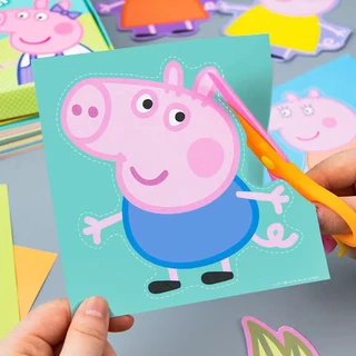 ✅พร้อมส่งในไทย✅พร้อมส่ง Paper Cut ชุดตัดกระดาษ 108แผ่น ฟรีกรรไกร1ด้าม ฝึกตัดกระดาษ งานศิลปะ ของเล่นเสริมพัฒนาการ ตัดกระดาษ-DISNEY