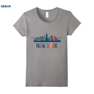 เสื้อยืด พิมพ์ลาย Newyork City สําหรับผู้ชาย XS-4XL-5XL-6XL