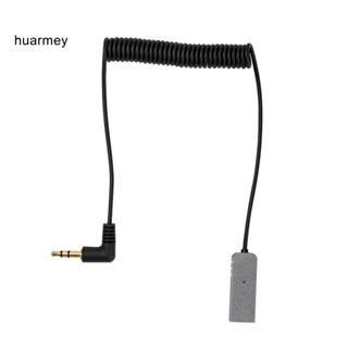 Huarmey อะแดปเตอร์รับสัญญาณเสียงลําโพงบลูทูธ Dongle Cable Aux สําหรับรถยนต์