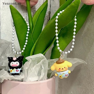 Yescont พวงกุญแจ จี้การ์ตูนแมว Kuromi Melody Cinnamoroll Pochacco KT Cat Pom Pom Purin น่ารัก สําหรับห้อยกระเป๋า 1 ชิ้น