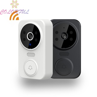 【COLORFUL】Doorbell Unit Black PIR Motion Detection Phone Door Ring Intercom USB Cable