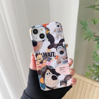 เคสโทรศัพท์มือถือแบบแข็ง ลายสุนัข สําหรับ iPhone 11 11ProMax 12 12Pro 12ProMax 13 13Pro 13ProMax 14 14Pro 14plus 14ProMax