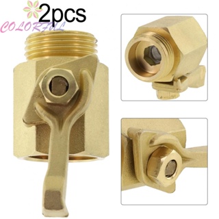 【COLORFUL】Hose 2pcs 2x 3/4 Inch Fittings For High Water Pressure Garden Heavy Duty