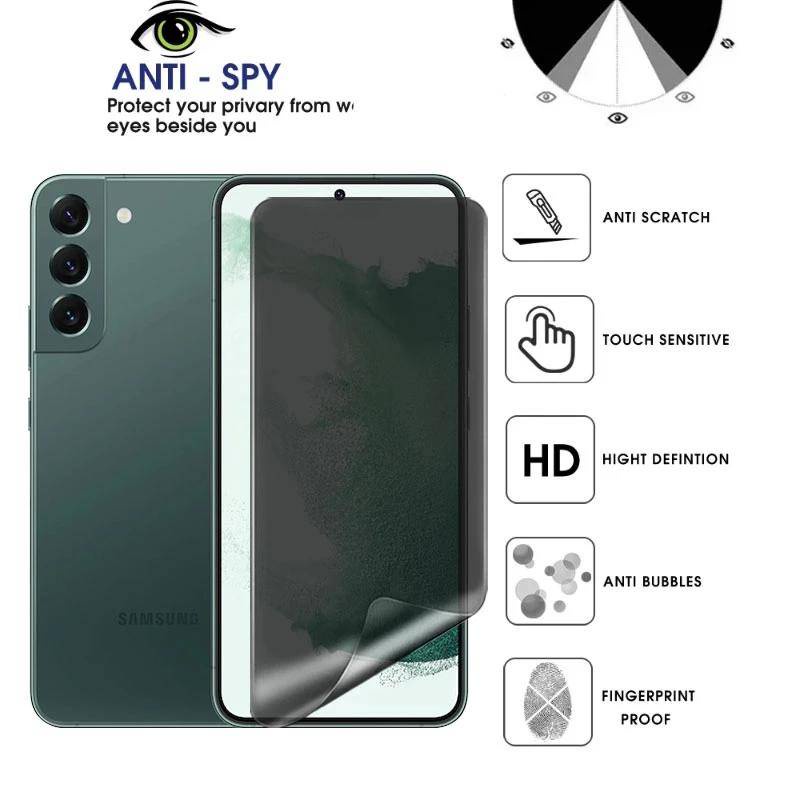 1-3 ชิ้น Anti Spy ความเป็นส่วนตัว Soft Hydrogel ฟิล์มสําหรับ Realme Q5 Q3 Pro V15 V11 V11s 5G V25 V2