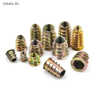 Tatain หัวสกรู โลหะผสมสังกะสี สําหรับไม้ M4-M10 10 ชิ้น ต่อชุด