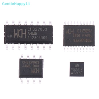 Gentlehappy ชิปอินเตอร์เฟซ เกรดอุตสาหกรรม CH32V003 MCU RISC-V2A สายเดี่ยว 10 ชิ้น ต่อล็อต