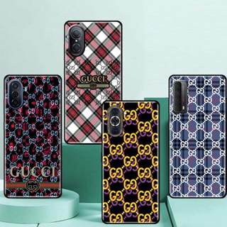 Gucci เคสโทรศัพท์มือถือ ซิลิโคน TPU กันกระแทก ลายโลโก้ มีลายด้านข้าง สําหรับ Huawei P20 2019 P30 P40 PRO PLUS LITE 4G