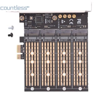 ขายดี ตัวขยาย SA3034M NVME M.2 เป็น PCI-E สําหรับคอมพิวเตอร์ M-Key NVME B-Key SATA 1 ชิ้น [countless.th]