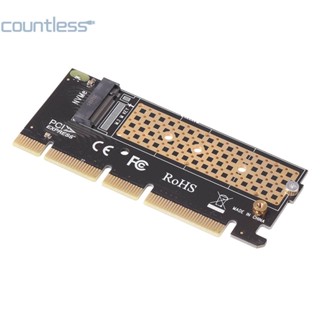 การ์ดไรเซอร์ขยาย NVME M.2 เป็น PCI-E 16X M-key M.2 PCIE X16 [countless.th]