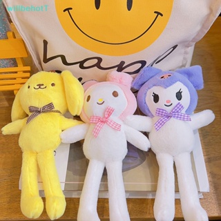 SANRIO [WillbehotT] พวงกุญแจ จี้ตุ๊กตาฟิกเกอร์ อนิเมะ Hello Kitty Kuromi Cinnamoroll น่ารัก [ใหม่]