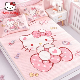 [Ten Beans Hello Kitty เสื่อยางพารา แบบนิ่ม ซักทําความสะอาดได้ สําหรับหอพักนักเรียน